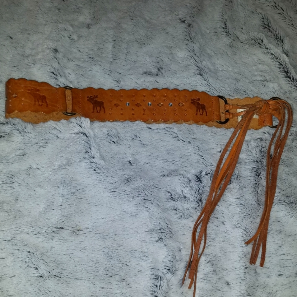 Vintage Abercrombie Lether Belt
